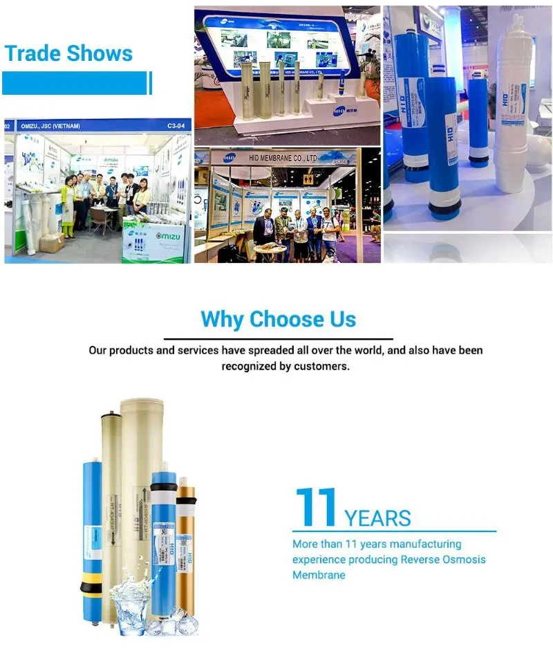 2.5 Inch 1000psi 2540 4040 8040 RO Membrane Housing Ss Housing FRP Housing