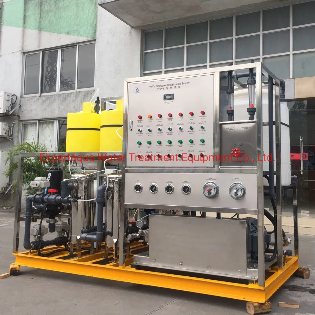 2m3/H Island Sea Water Reverse Osmosis Desalination Plant
