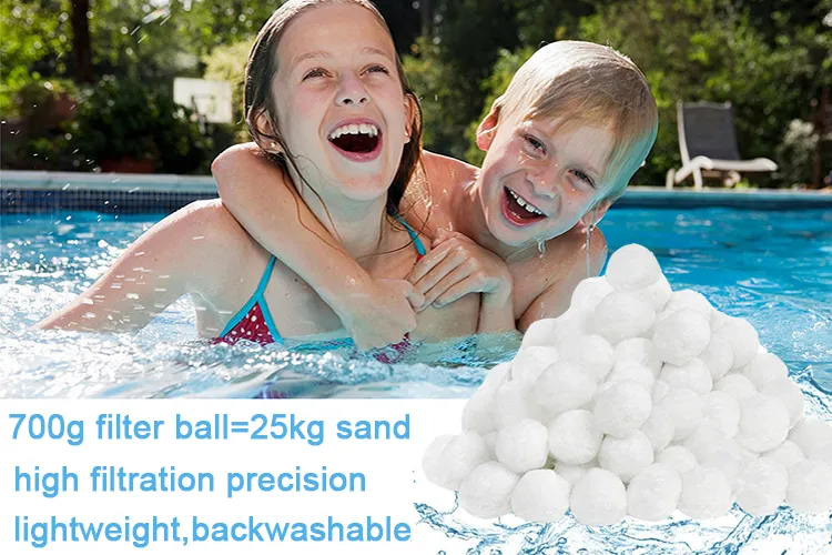 3 Micron High Filtration Precision Good Elasticity Filter Balls Fiber Media for Swimming Pool