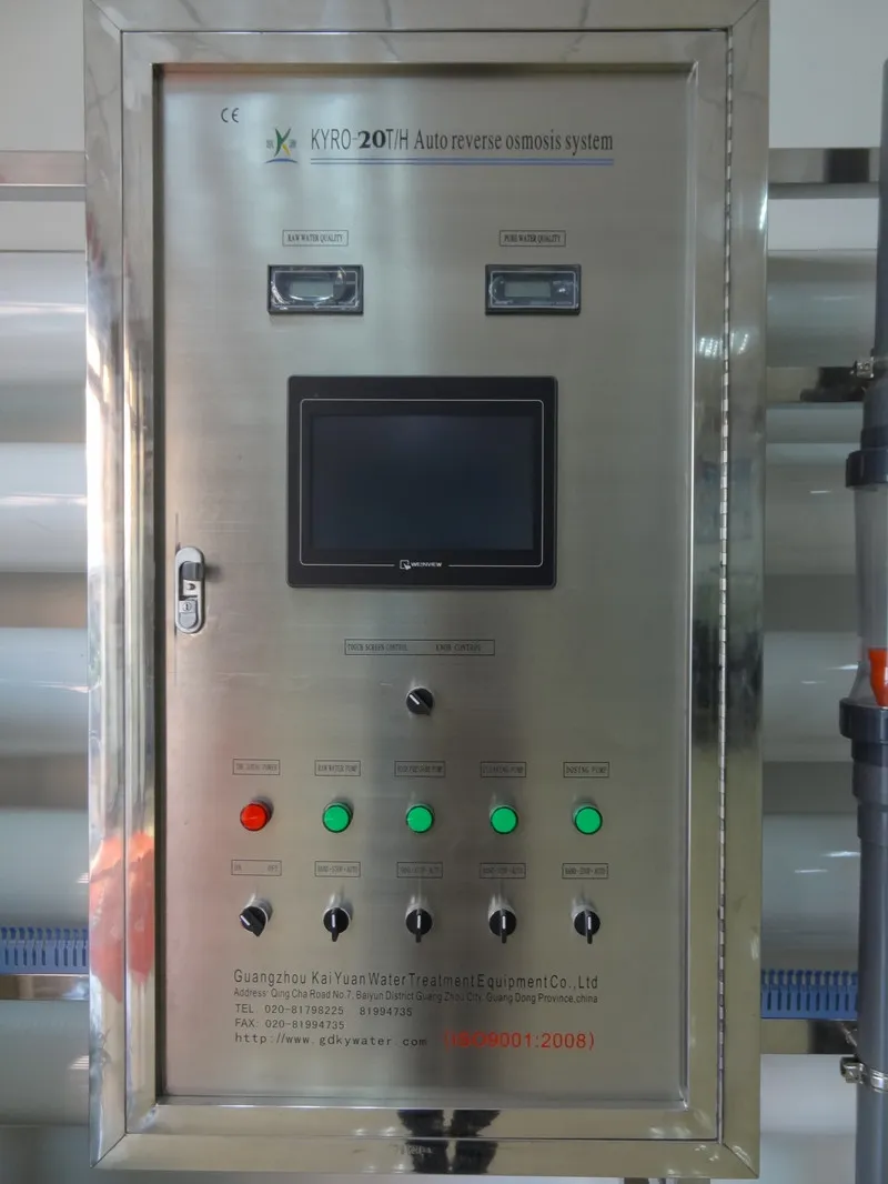 6000L/Hour RO Water Treatment Equipment of Membrane Water Filters for Desalination