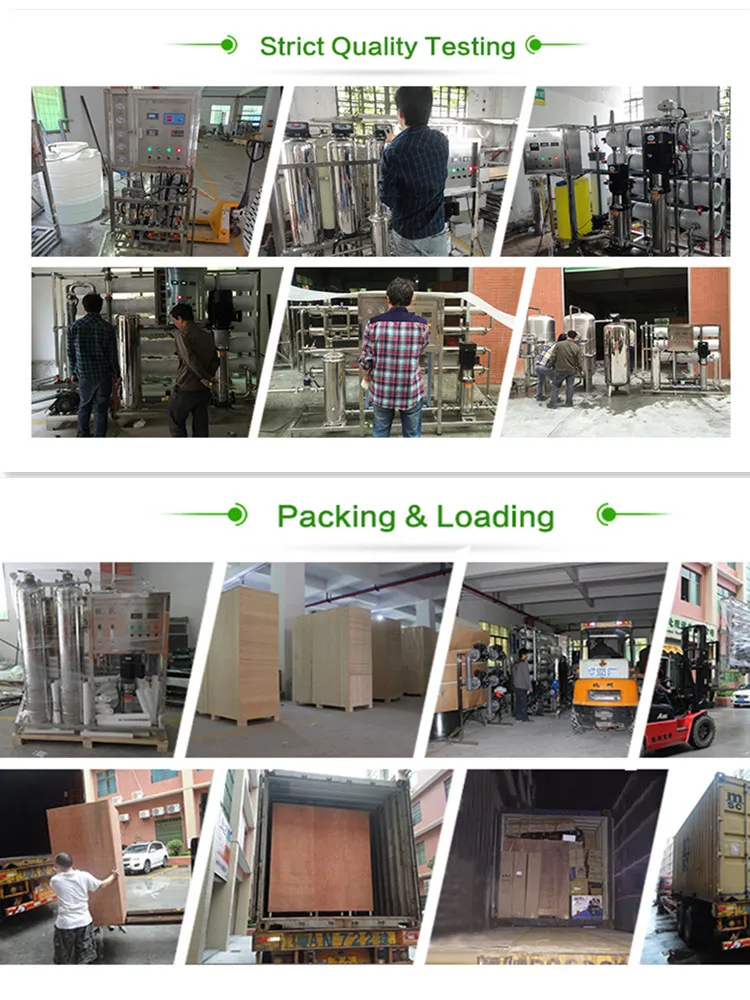 6000L/Hour RO Water Treatment Equipment of Membrane Water Filters for Desalination