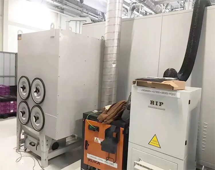 7.5kw Separator Built- in Industrial Dust Collector, Fume Extractor for Laser Cutting