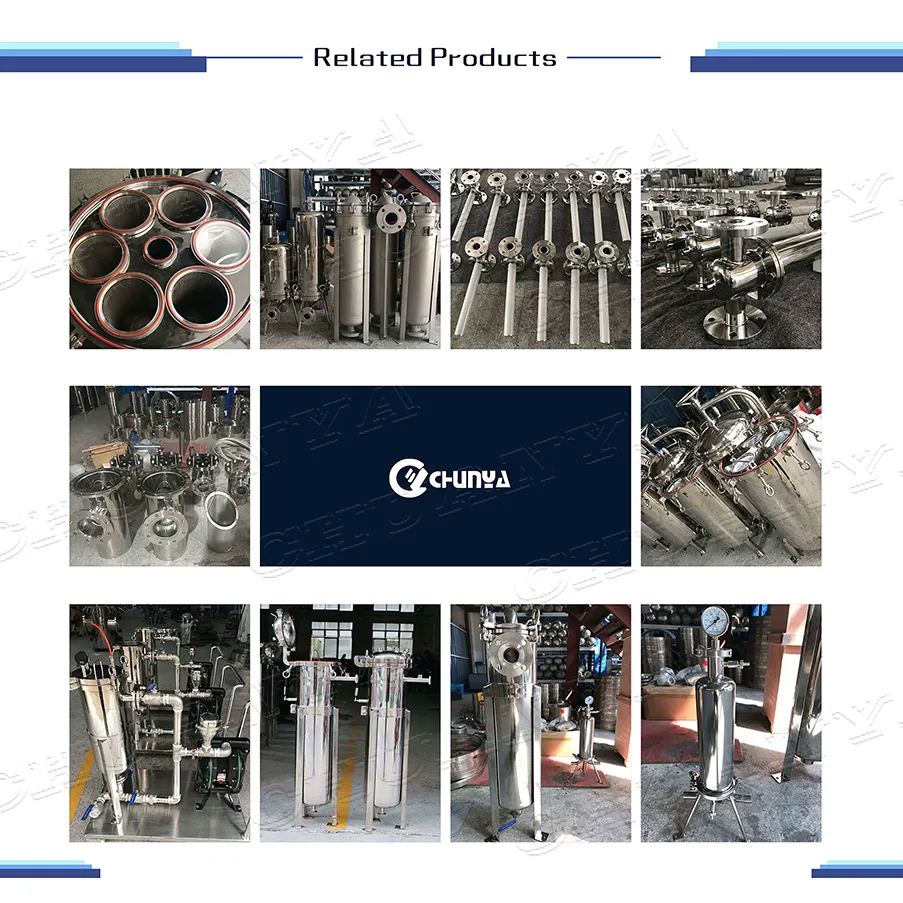 China Manufacturer Large Capacity Multi Bag Filter Housing