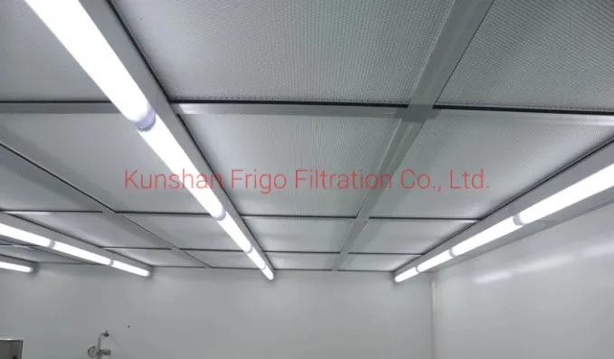 Class 100 AC &DC Motor FFU with High Efficiency HEPA Filter