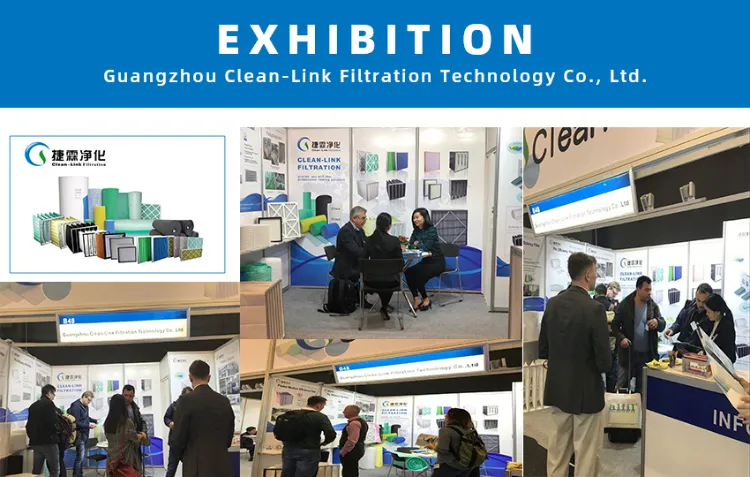 Clean-Link Hot Sale Active Carbon Pocket Filter Disposable Medium Air Filter