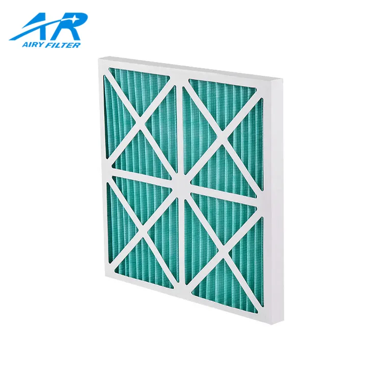 Customized Sizes G4 Paper Frame Foldaway Pre Industrial Air Filter Mesh