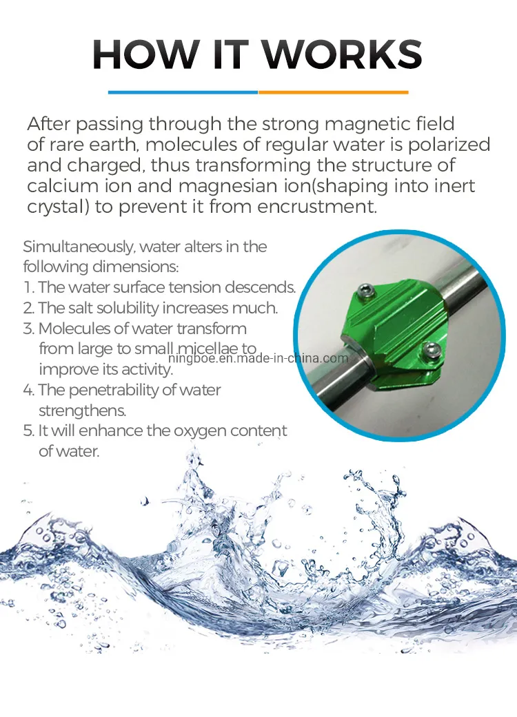 Dailymag Factory Supply Big Size 19800 Gauss Y3/4-M Magnetic Water Filter Magnetic Water Conditioner