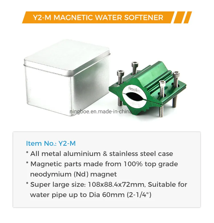 Dailymag Factory Supply Big Size 19800 Gauss Y3/4-M Magnetic Water Filter Magnetic Water Conditioner