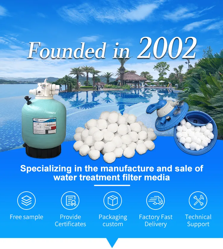 Eco Polyester Fiber Ball Pool Filter Balls Fiber Ball Filter Media for Water Treatment