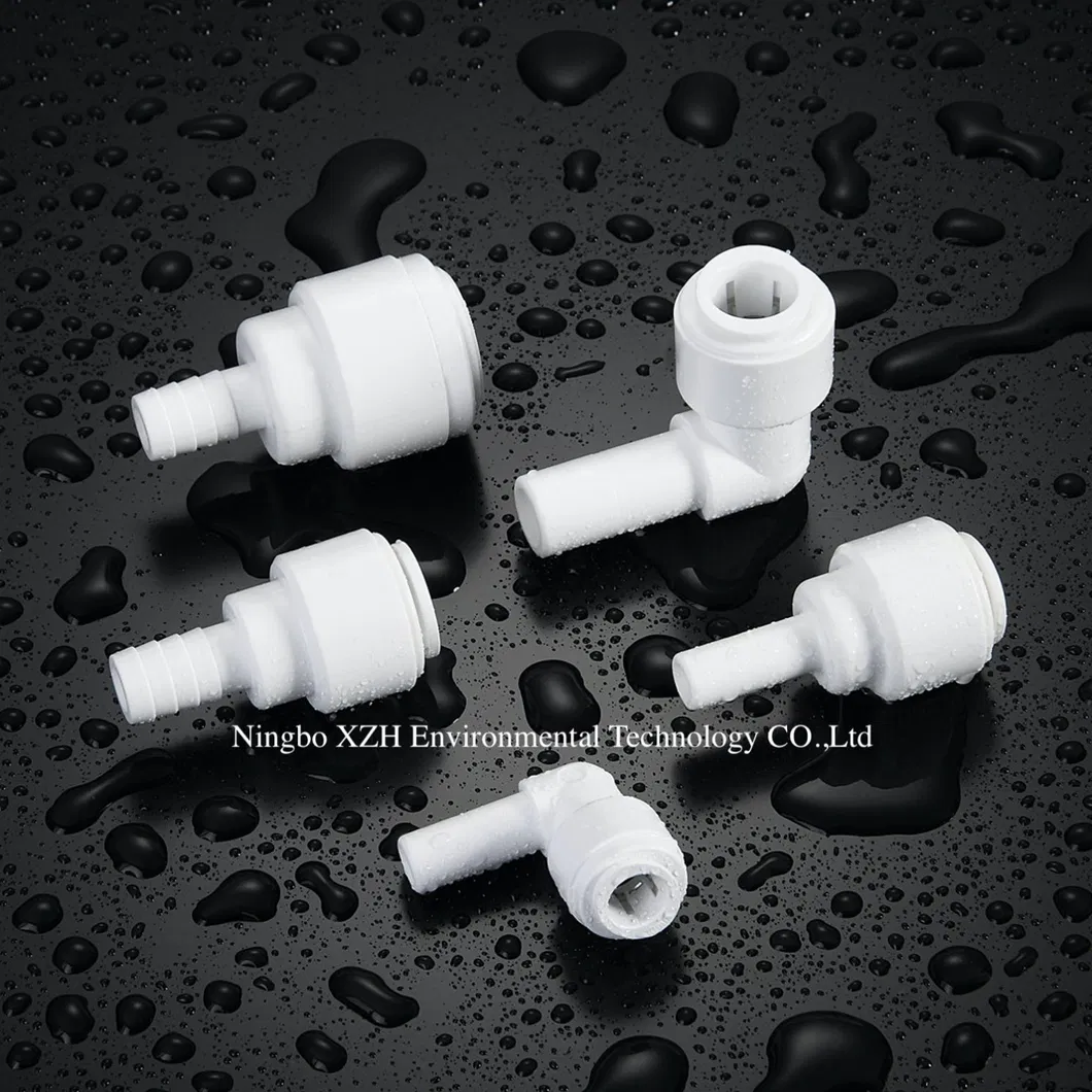 Elbow Stem Plastic Water Quick Fitting for RO Filter