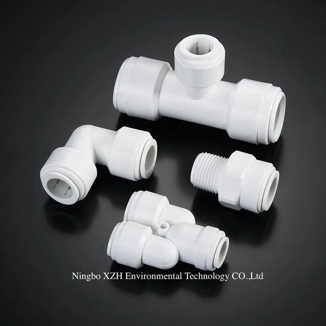 Elbow Stem Plastic Water Quick Fitting for RO Filter