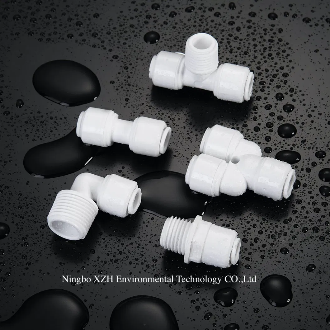 Elbow Stem Plastic Water Quick Fitting for RO Filter