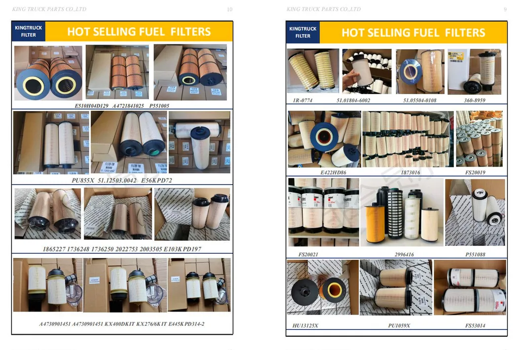 Excavator Fuel Filter 1r0721 1r-0732 8f-1151 A730X-6744-D2a