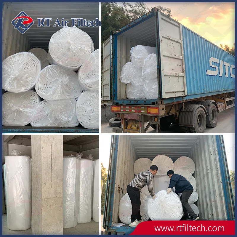 F5 Roof Air Clean Ceiling Filter Media for Spray Booth Painting