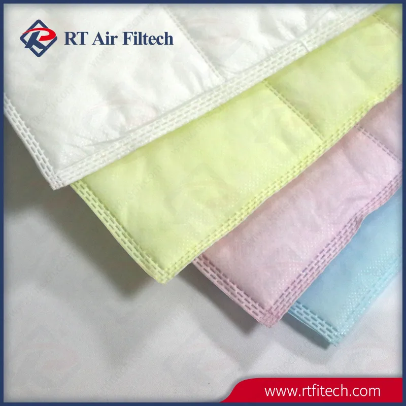 F7 High Efficiency Washable Air Filter Aluminium / Bag Air Vent Filter