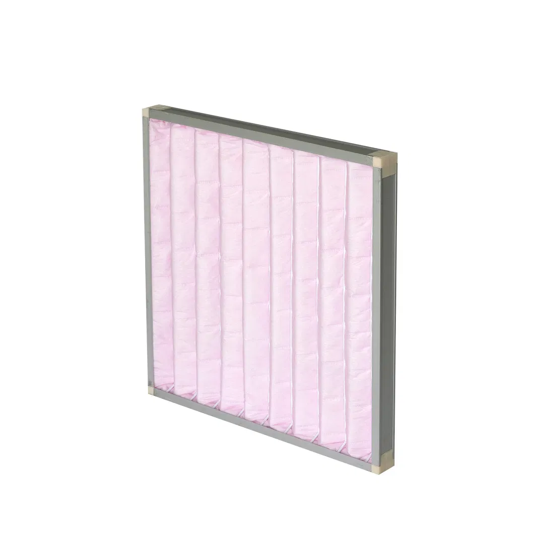F7 Medium Efficiency Skeleton Panel Air Filter for Clean Room and Hospital