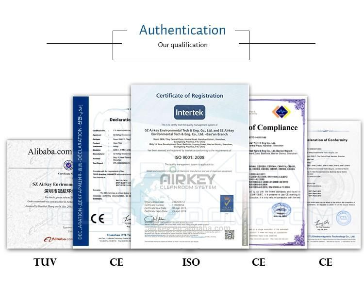 Fan Filter Unit FFU with High Efficiency 99.99% HEPA Filter SUS 304