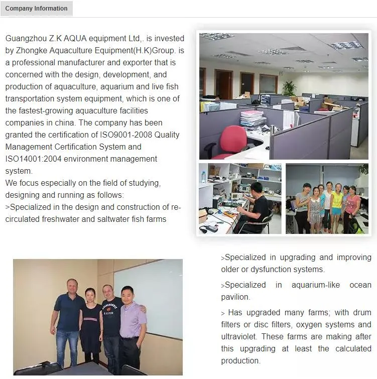 Fish Farm Engineering Aquaculture Equipment Mbbr Biotower Water Filter