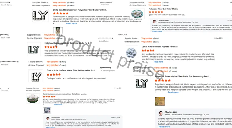 Fuel Modified Filter Material Fiber Balls for Roilfield