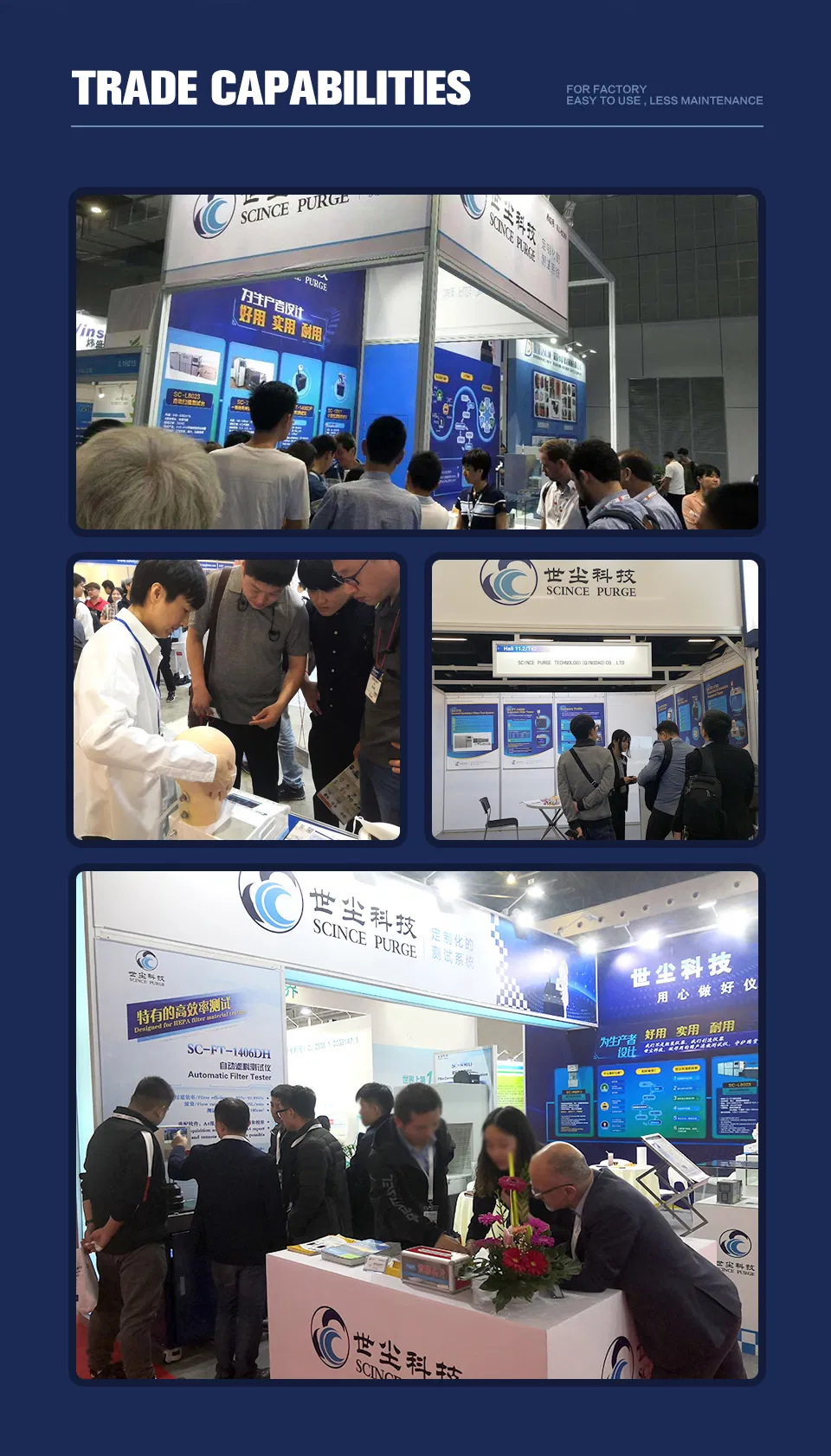 General Ventilation Filter Test System Used for Counting Efficiency, Resistance and Flow Rate-Resistance Curve Testing