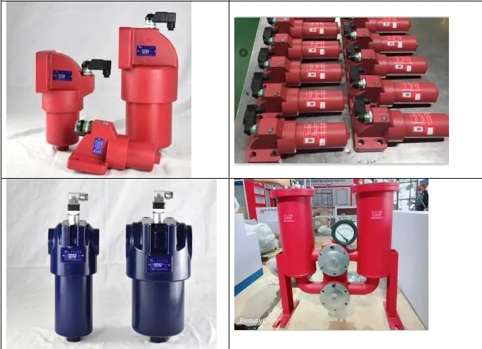 High Pressure Filter for Hydraulic System of Excavator