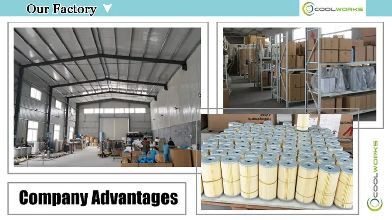 High Quality Fiberglass Filter Paper End Cover Air Compressor Filter Element Oil Gas Separator 59031090 52533020 Replaced Hitachi