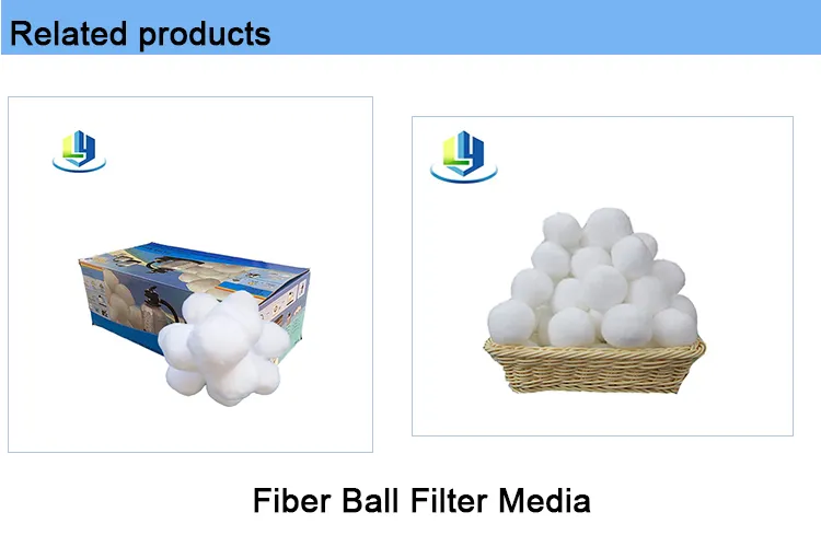 High Quality Lightweight Polyester Filter Ball Fiber Material for Industrial Water Treatment