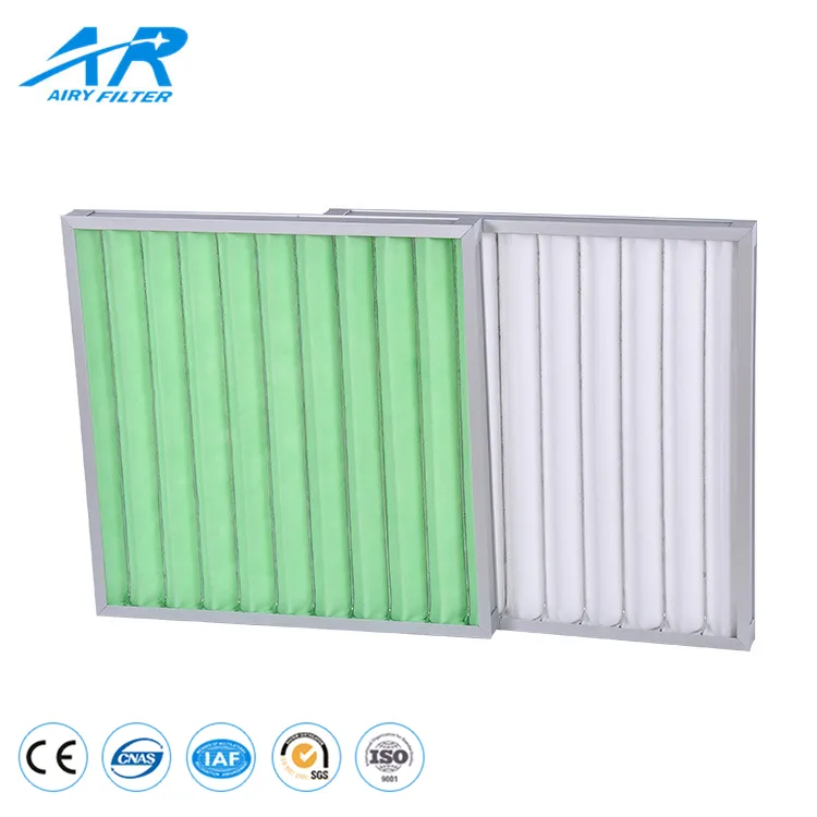 High Quality Modern Foldable Washable Pleated Pre Panel Filter
