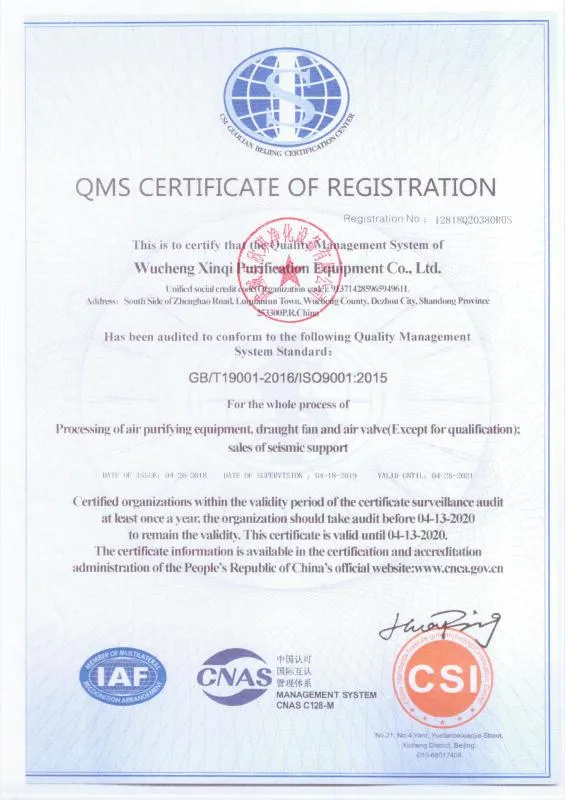 High Quality Synthetic Material Panel Air Filter for HVAC System