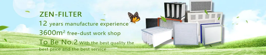 High Quality Synthetic Material Panel Air Filter for HVAC System