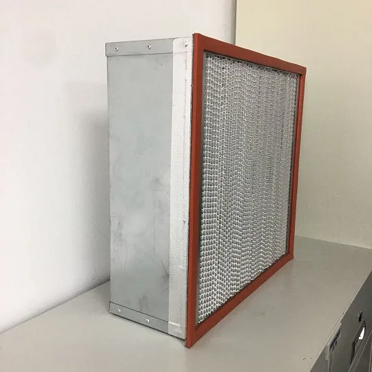 High Temperature HEPA Air Filter Clapboard Filter