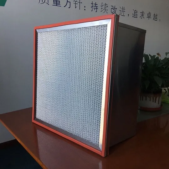 High Temperature HEPA Air Filter Clapboard Filter