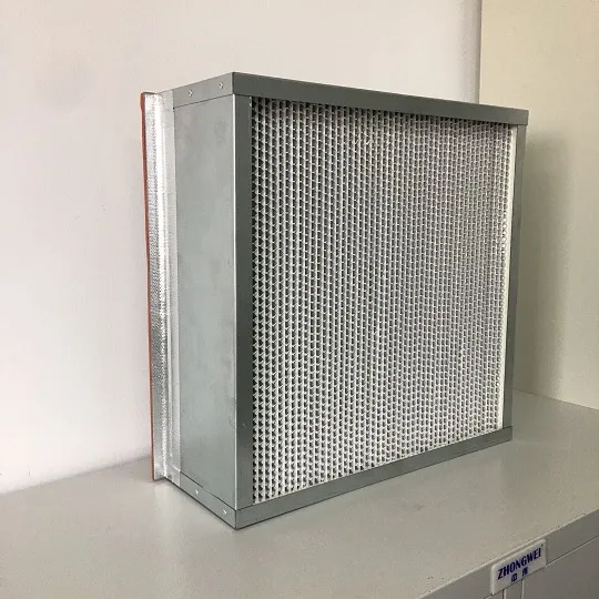 High Temperature HEPA Air Filter Clapboard Filter