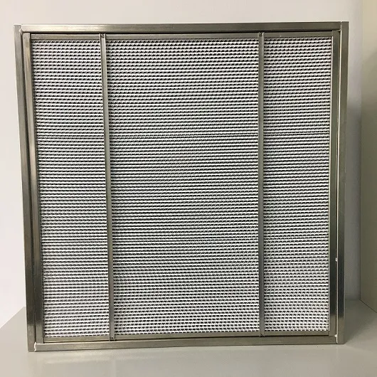 High Temperature HEPA Air Filter Clapboard Filter