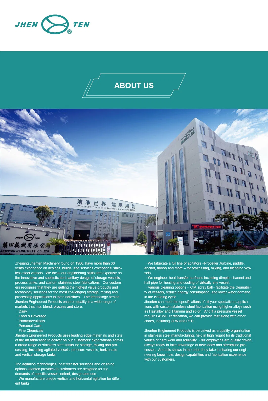 Hygienic Filter for Gas Steam