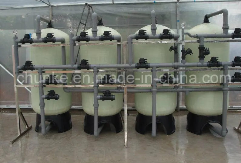 Industrial Boiler 1054 FRP Resin Hard Water Softener Treatment Equipment