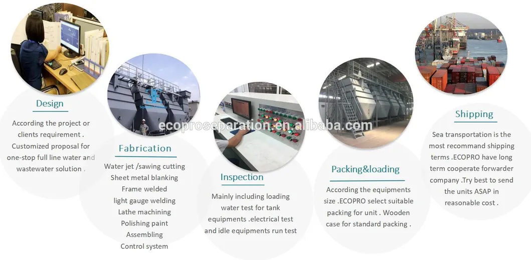 Lamella Clarifier Sewage Treatment Equipment Waste Water Treatment