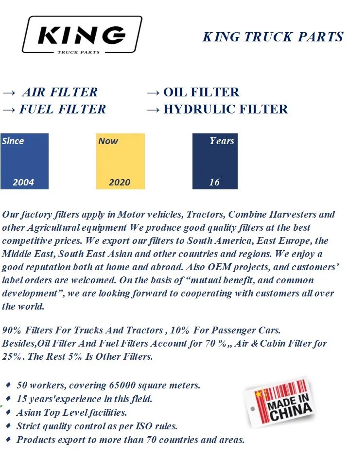 Lf9009 Lf3000 FF202 3964604 Oil Filter