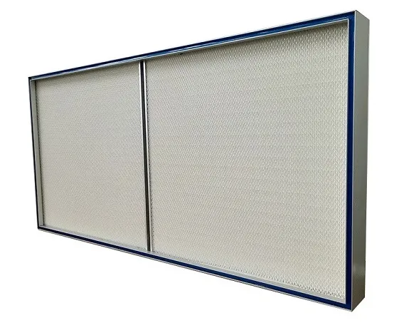 Minipleat HEPA Air Filter H10-U16 with 100% Scanning Test Installed in Clean-Room or Air-Purification or Ventilation System and Equipment.