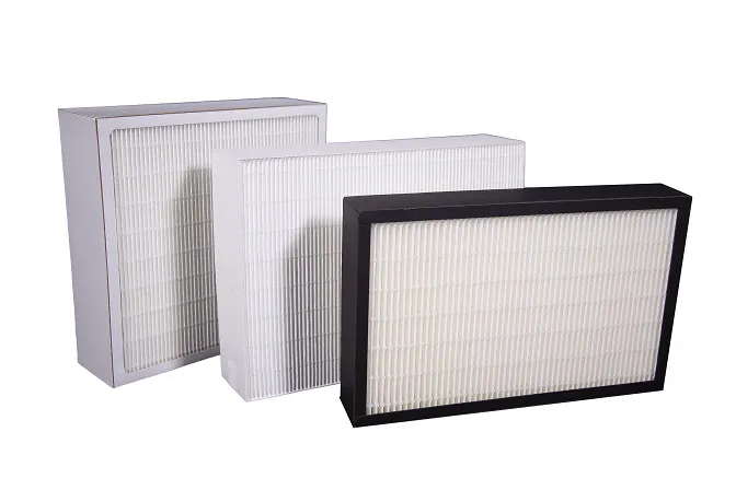Minipleat HEPA Air Filter H10-U16 with 100% Scanning Test Installed in Clean-Room or Air-Purification or Ventilation System and Equipment.