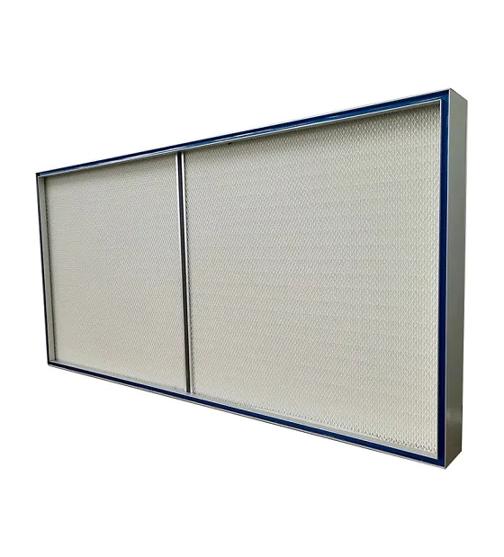 Minipleat Panel Filter U15, H14 HEPA Air Filter with Gel Seal for HVAC Air Purification Ventilated System