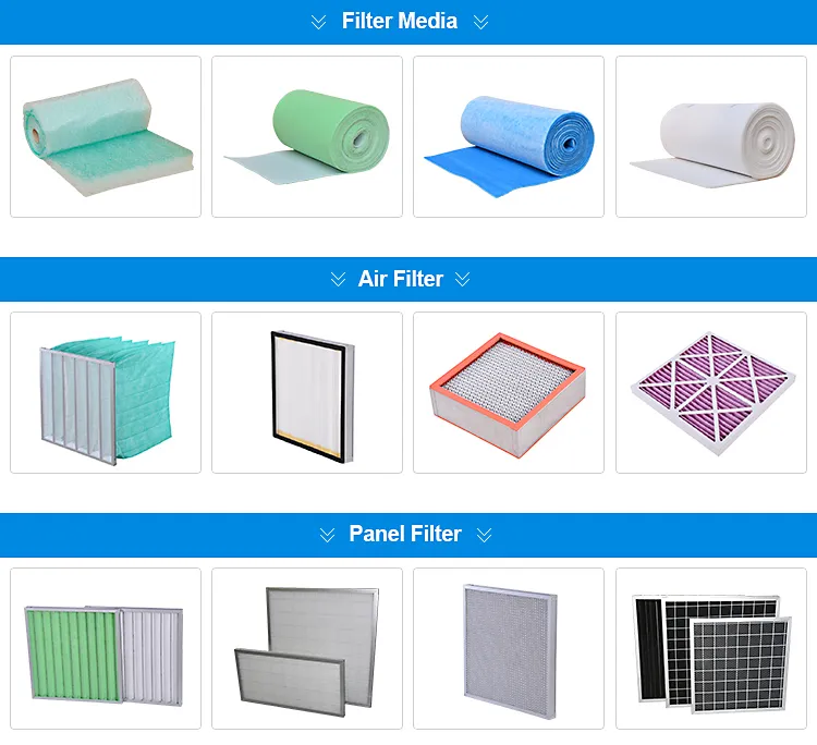 Modern Foldable Washable Pleated Pre Panel Filter with Factory Price