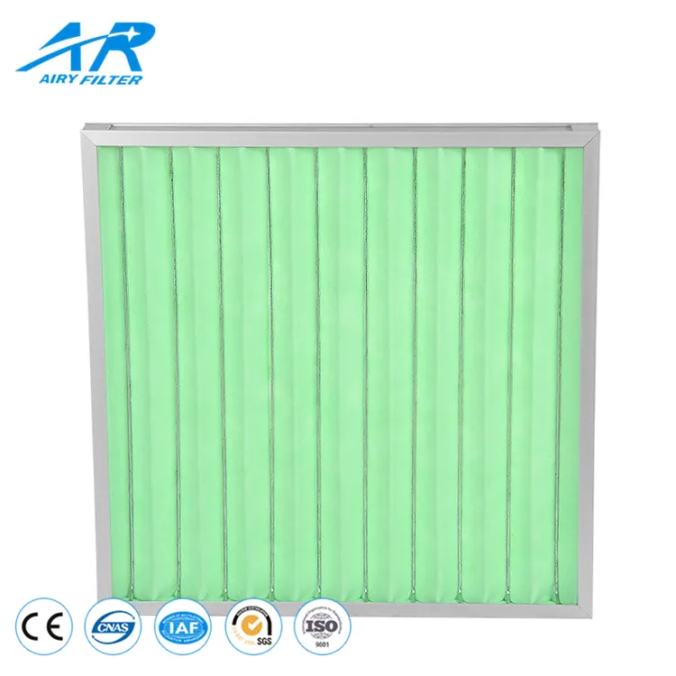 Modern Foldable Washable Pleated Pre Panel Filter with Factory Price