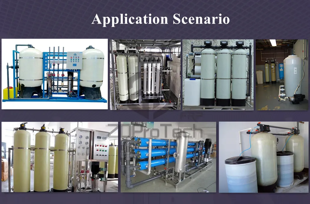 Pressure Vessel 1354 with 2.5 Inch Top Opening for Water Treatment