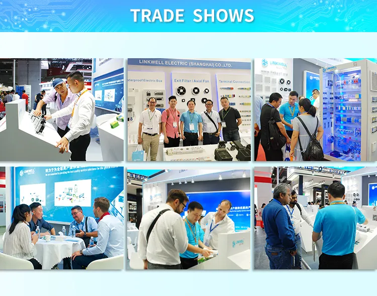 Ral7035 204mm Electrical Cabinet Ventilation Cooling Fan Enclosure Fan Filter