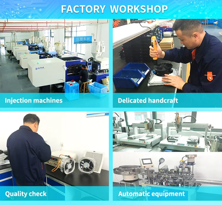 Ral7035 204mm Electrical Cabinet Ventilation Cooling Fan Enclosure Fan Filter