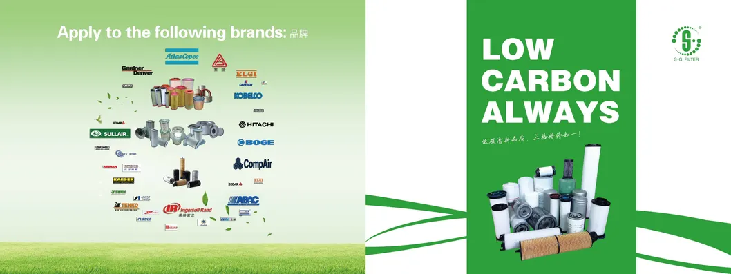 Replacement Quincy Screw Air Compressor Oil Filter 1627410121 for Sale