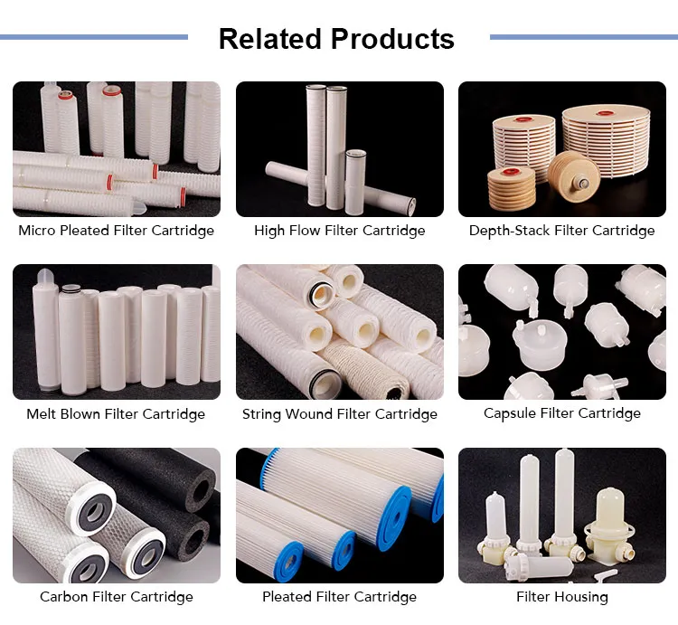 Seawater Desalination High Flow Filter Cartridge PP Media