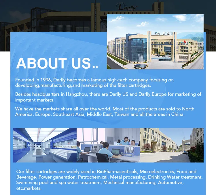 Seawater Desalination High Flow Filter Cartridge PP Media