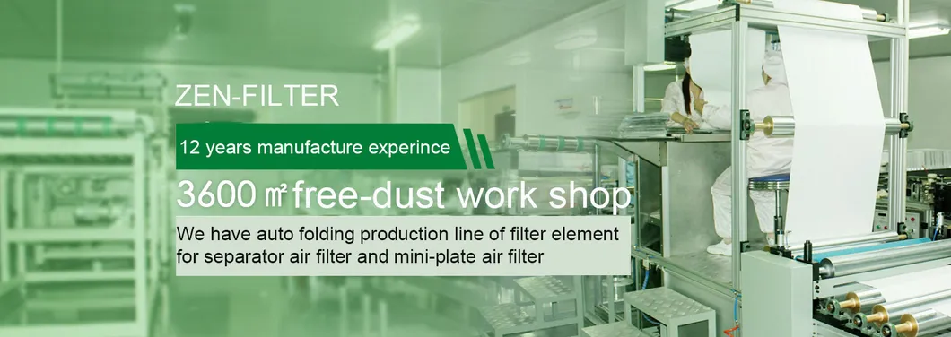 Secondary Purification Panel Mesh Air Filter with Cleanroom Conditioning System